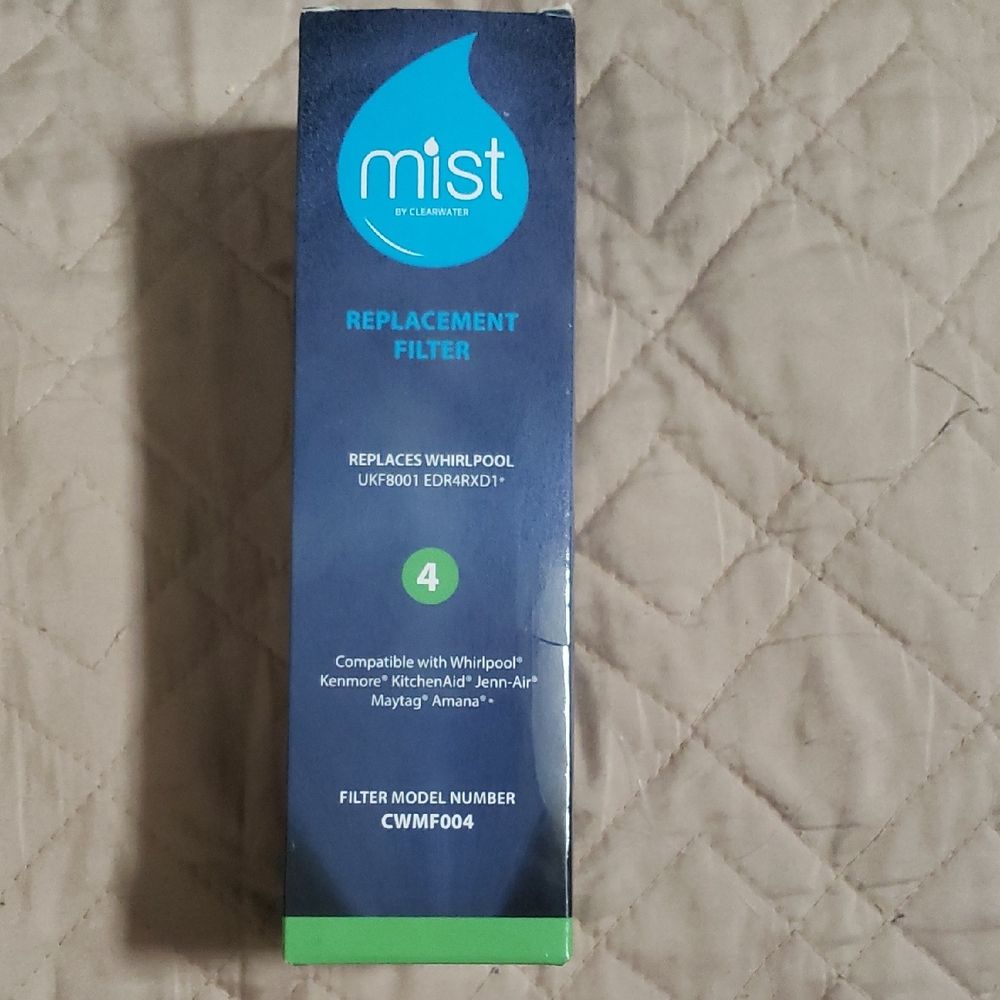 MIST By Clearwater Replacement Filter 4 for Whirlpool UKF8001 EDR4RXD1